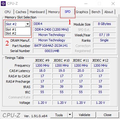 how to check ram slot in windows 7